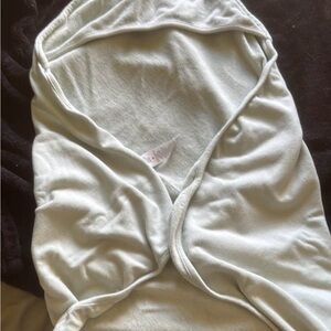 Soft Light Gray Hooded Wrap